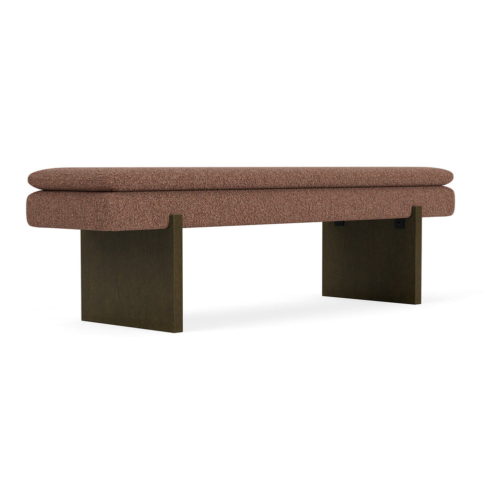 Umi Walnut Rust Boucle Bench