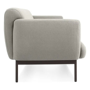 Velona Light Grey 2 Seater Fabric Sofa